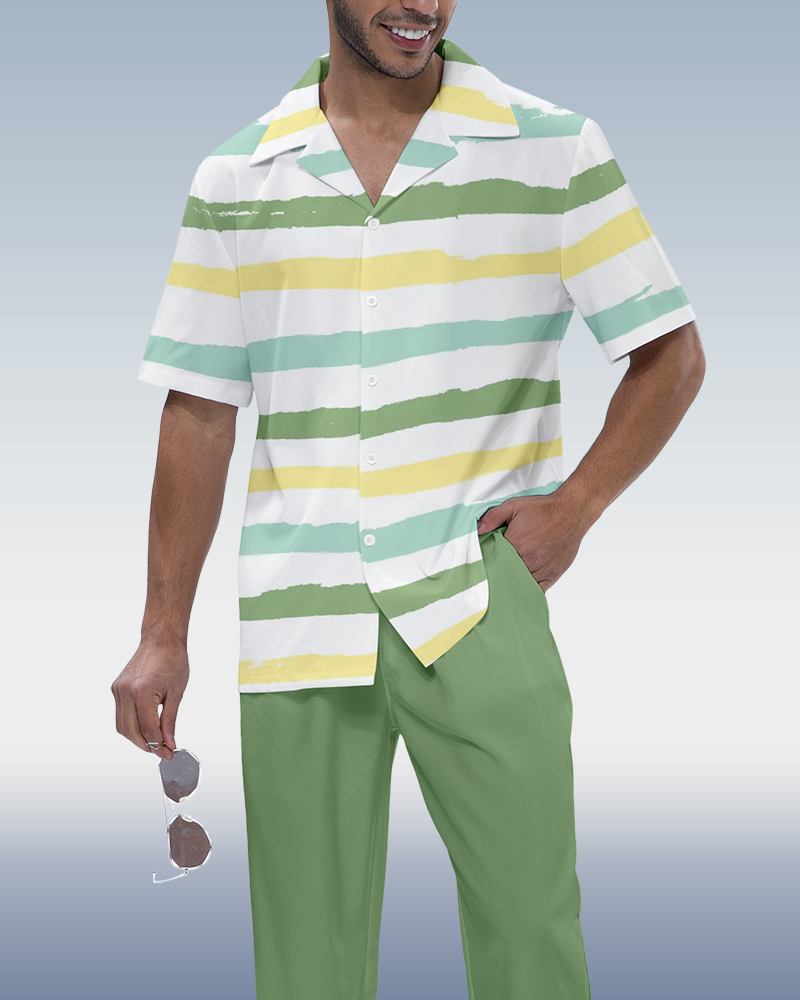Mens Walking Suits With Shorts + Shorts White main image 0