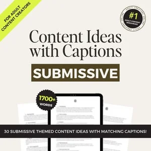 Pornhint Onlyfans Adult Content ideas for Onlyfans Submissives, NSFW Captions for Camgirls and Sex Workers NSFW
