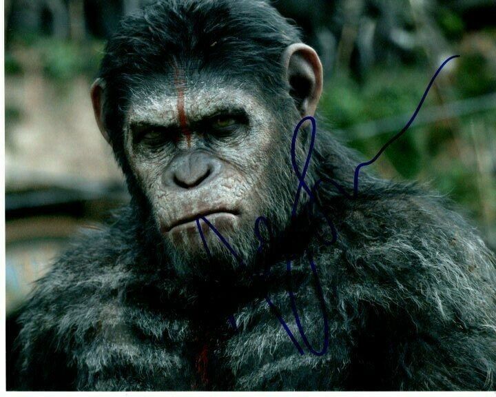 ANDY SERKIS signed autographed PLANET OF THE APES CAESAR 8x10 Photo Poster painting