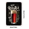 Irish  red ale - Panneaux en &eacute;tain m&eacute;tallique(20*30cm/30*40cm)