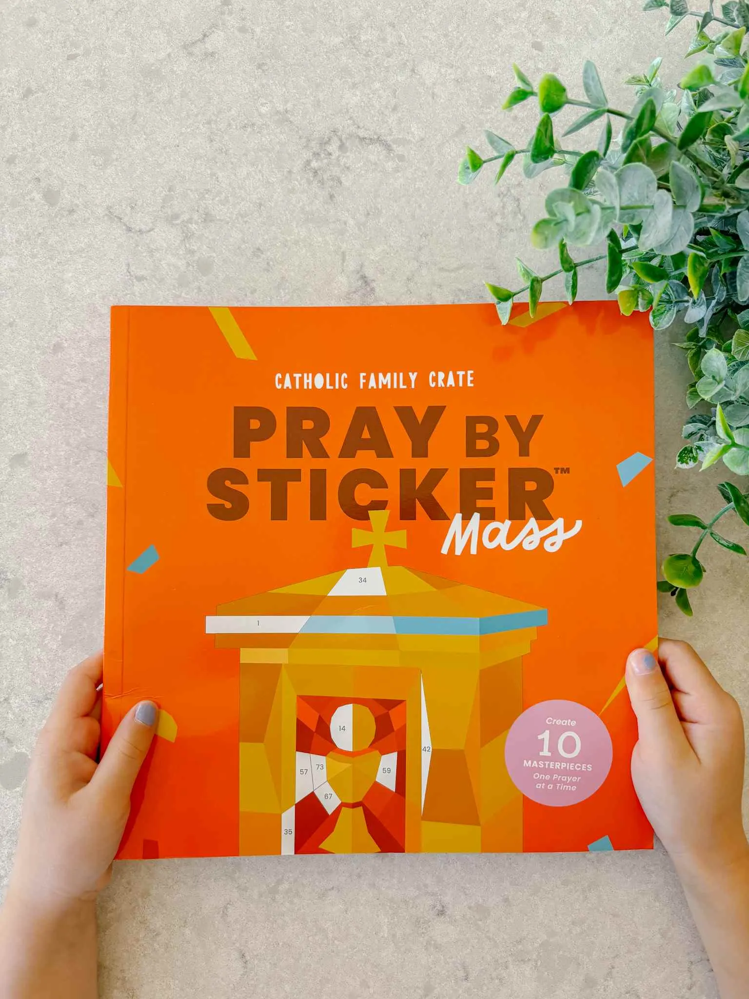 Pray by Sticker: Mass Sticker Book