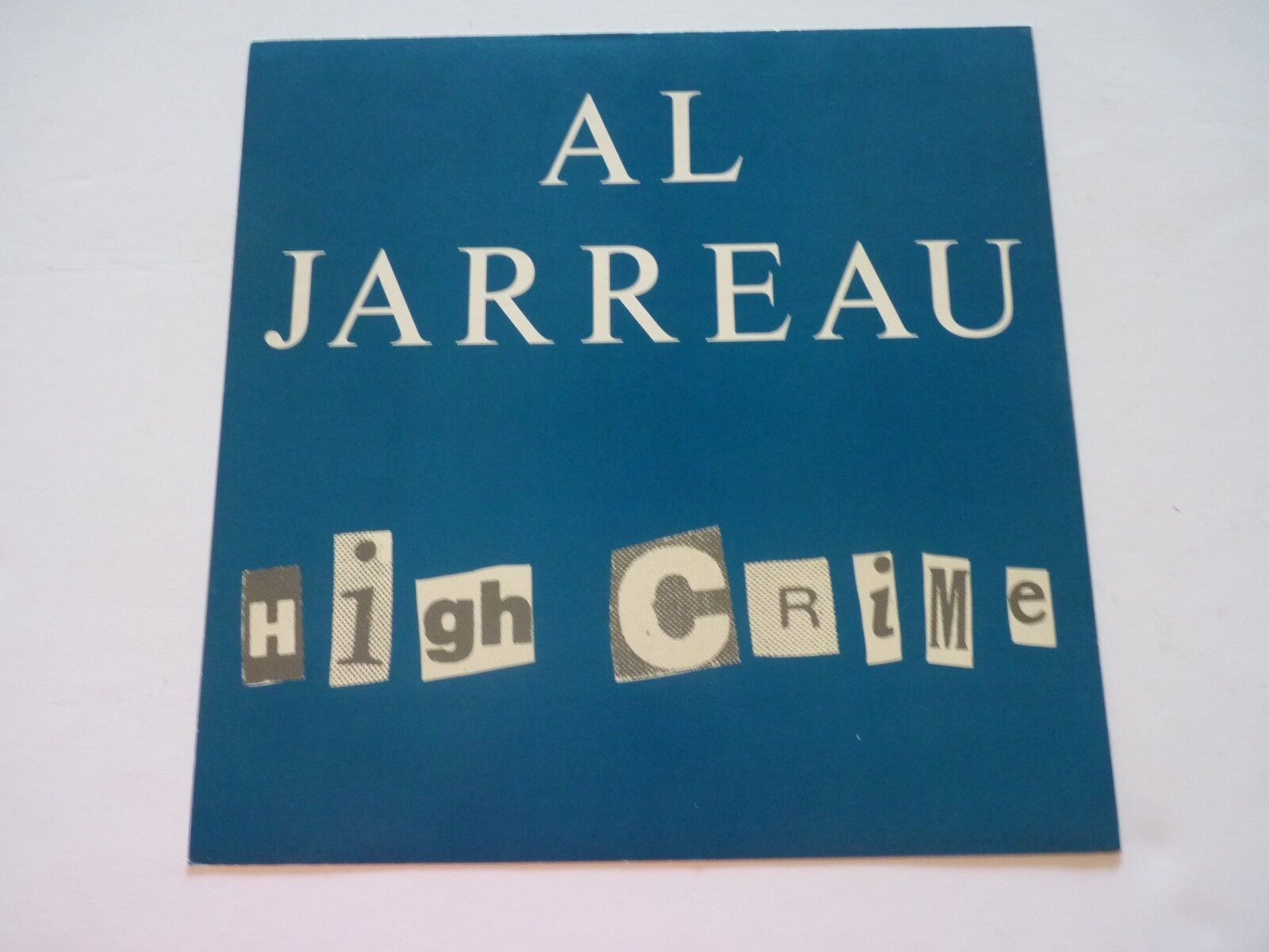 Al Jarreau High Crime LP Record Photo Poster painting Flat 12x12 Poster