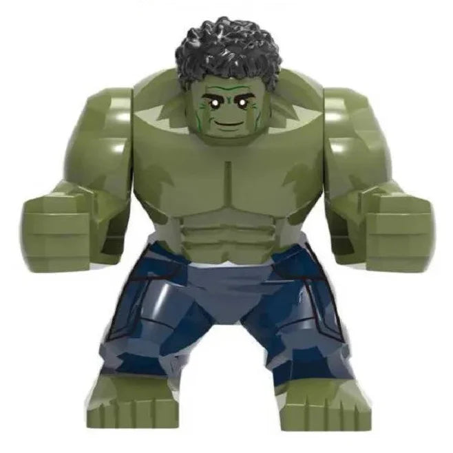 Hulk (Endgame) Custom Marvel Superhero Large Minifigure Minifigure Bricks monstertoys
