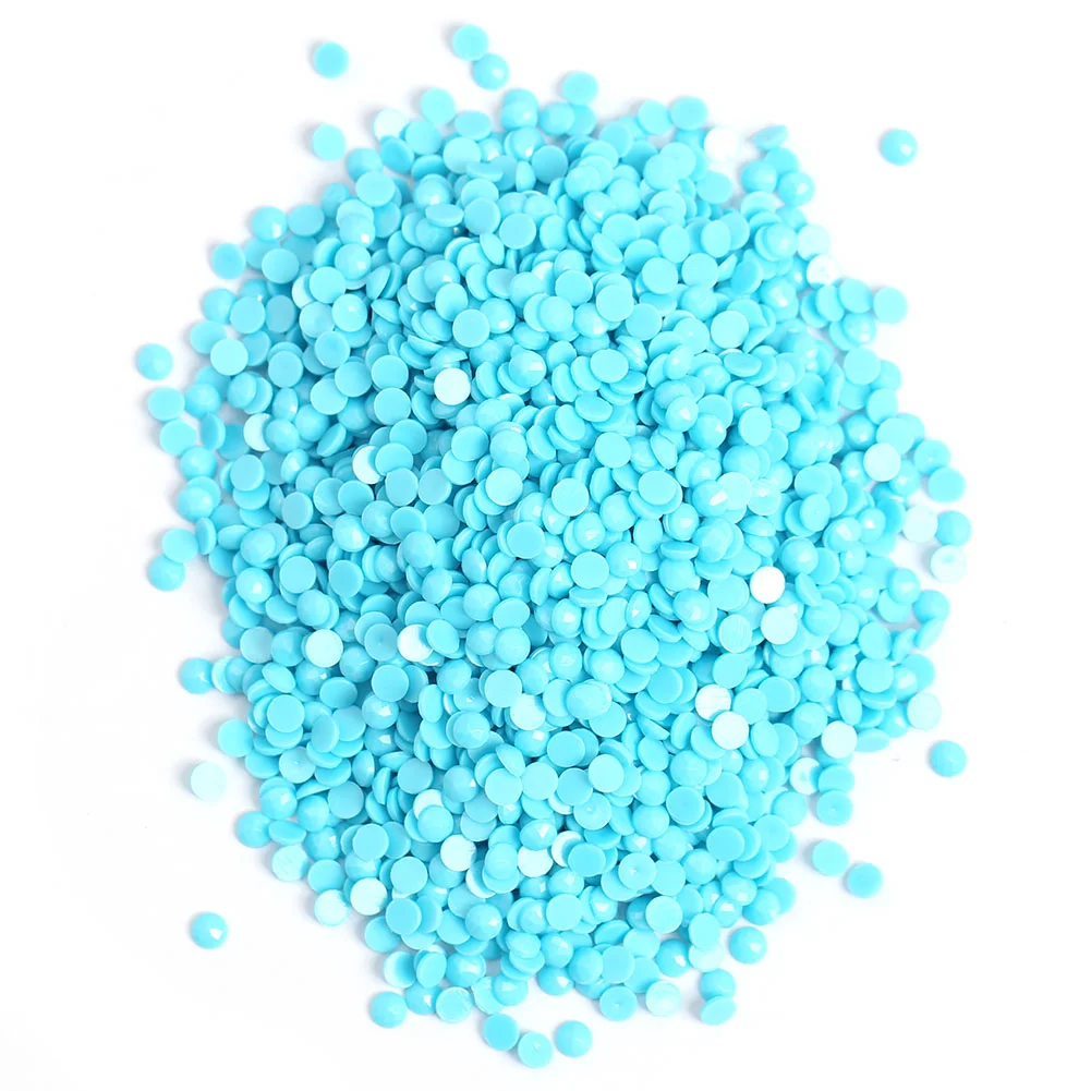 1 Bag Round Drill Diamond Rhinestone Resin Crystal Beads for Missing Beads