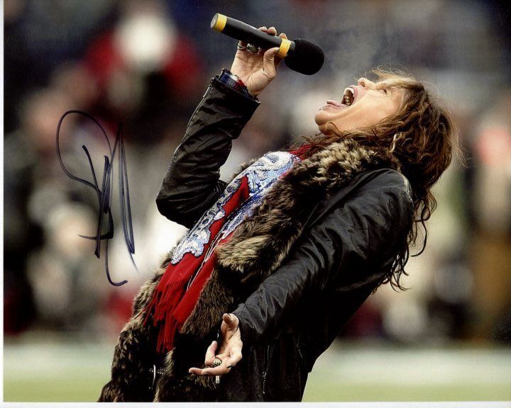 STEVEN TYLER Signed Autographed AEROSMITH Photo Poster painting