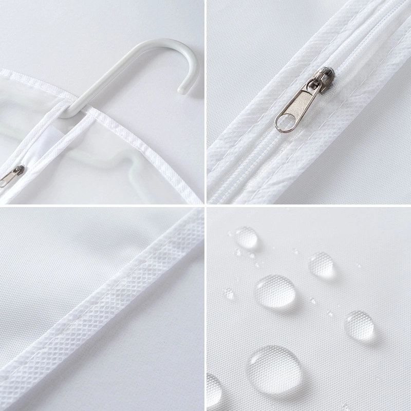 Home Cloakroom Big Clothes Dust Cover Transparent Visible Wardrobe Storage Bag