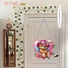 Valentine Day 2D Flat DIY Diamond Art Pendant Diamond Painting Crafts Set (Bear)