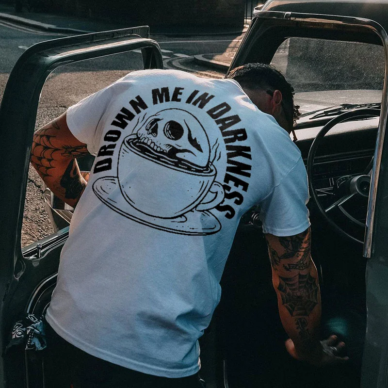 UPRANDY Drown Me In Darkness ​Printed Men's T-shirt -  UPRANDY