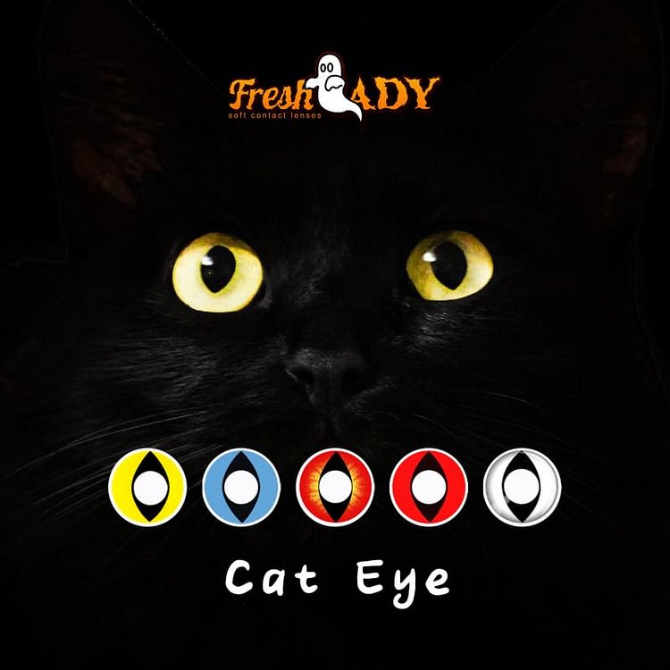 Freshlady Cat Eye Crazy Contact Lenses(5 Models Access)
