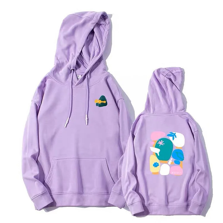 BTS Zip-Up Hoodie (lavender)
