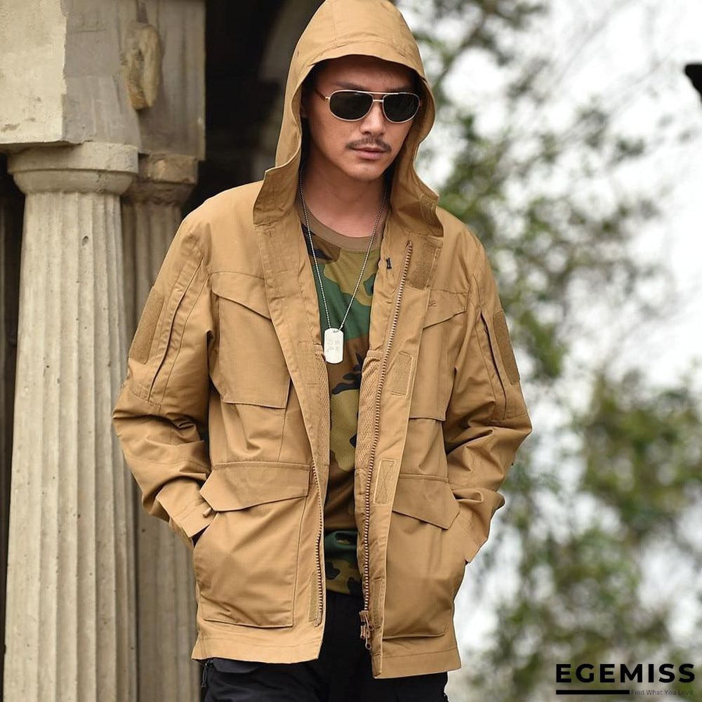 Brand Military Camouflage Male clothing US Army Tactical Men's Windbreaker Hoodie Field Jacket Outwear | EGEMISS