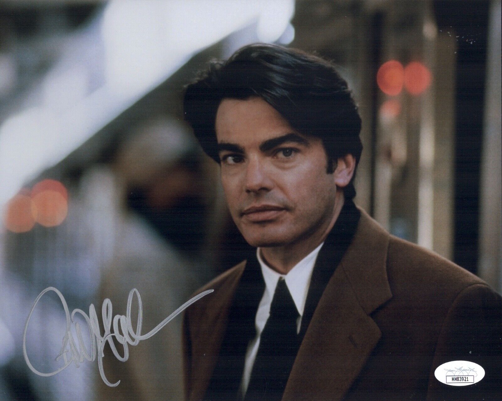 PETER GALLAGHER Signed 8x10 Photo Poster painting COVERT AFFAIRS Autograph JSA COA Cert