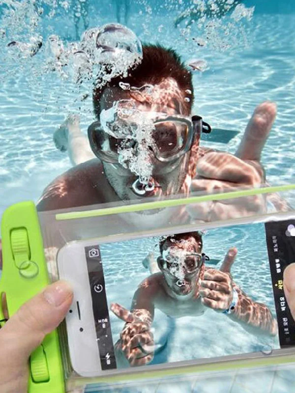 Fluorescent Touch Screen Luminous Water Proof Cell Phone Pouch