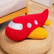 Maxgamehouse 1pc 58cm Plush Rocket Astronaut Toy Stuffed Spaceship Throw Pillow Home Decor Birthday Gift Space Discovery Educational For Kids