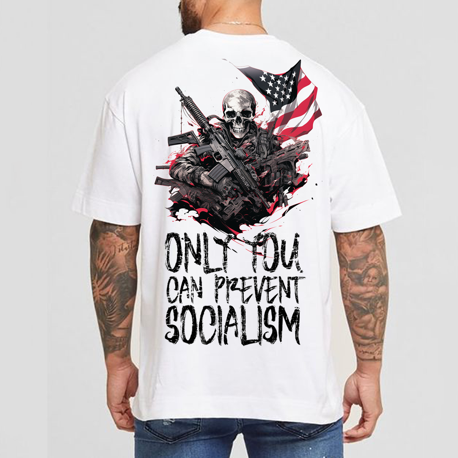 Only You Can Prevent Socialism Men's Short Sleeve T-shirt