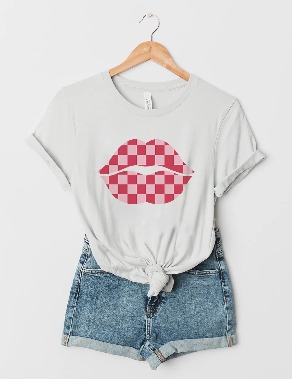 Checker Lips T-Shirt