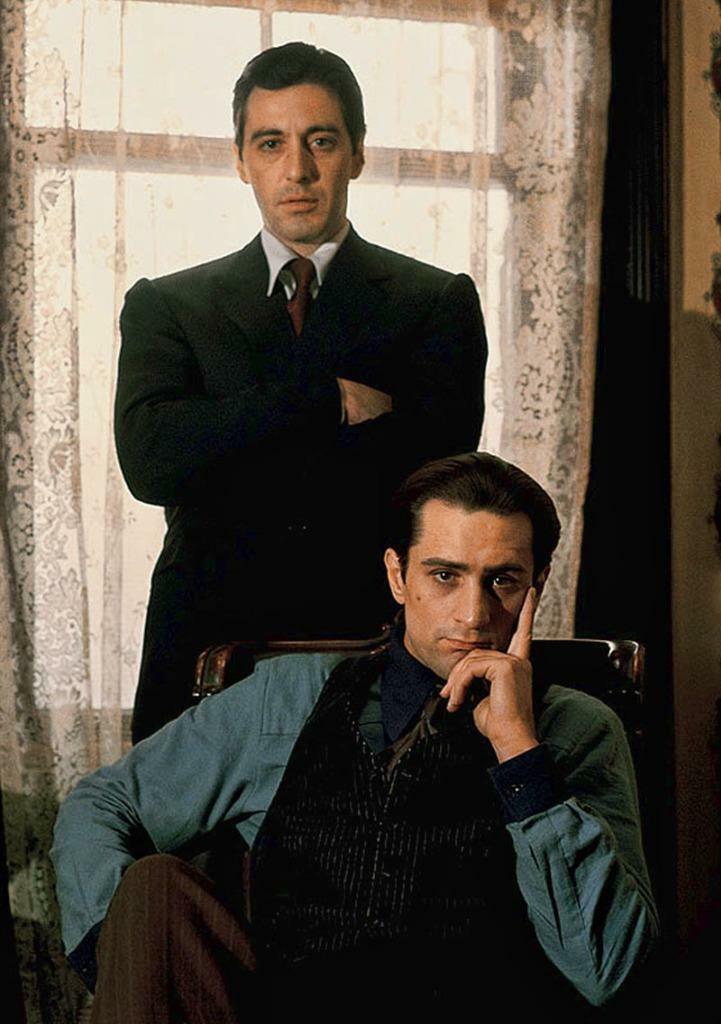 Robert DeNiro and Al Pacino 8x10 Picture Stunning Photo Poster painting Gorgeous Celebrity #2