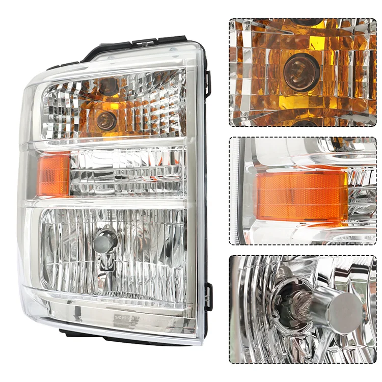 SEBLAFF Right Side Headlight Assembly Replacement for 2008 2009 2010 2011 2012 2013 2014 E150 E250 E350 E450 Headlamp FO2503249