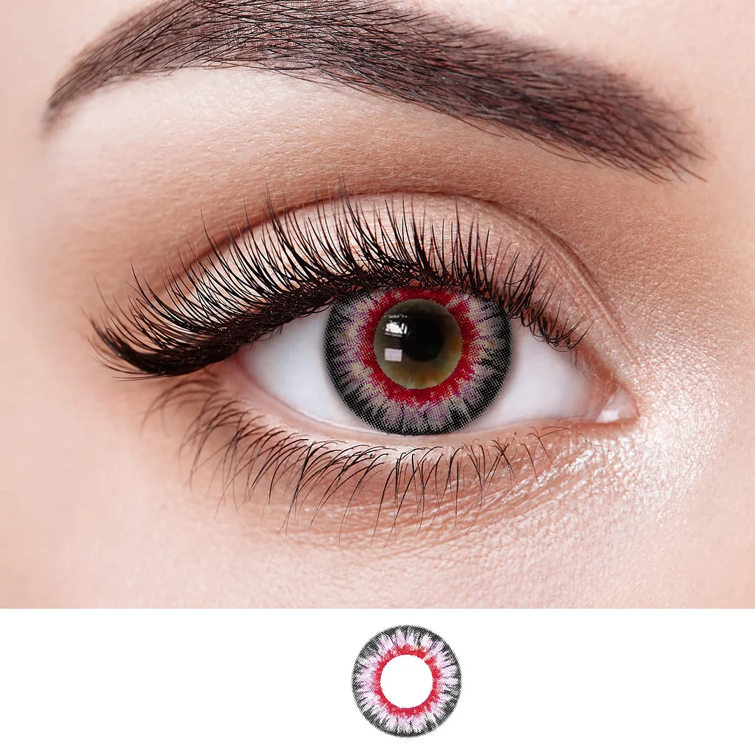 NEBULALENS Milk Powder Colored Contact Lenses NEBULALENS