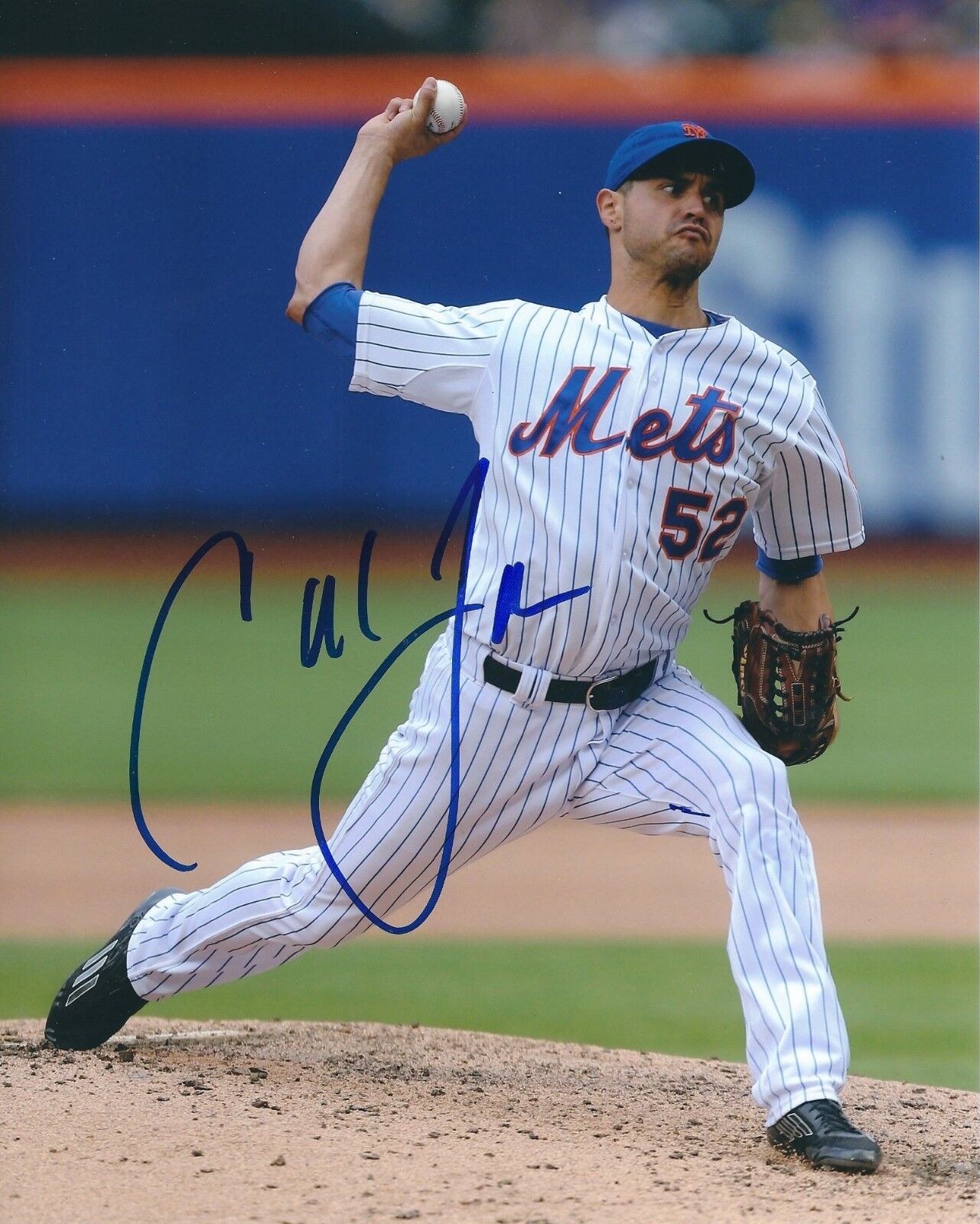 Signed 8x10 CARLOS TORRES New York Mets Autographed Photo Poster painting - w/COA