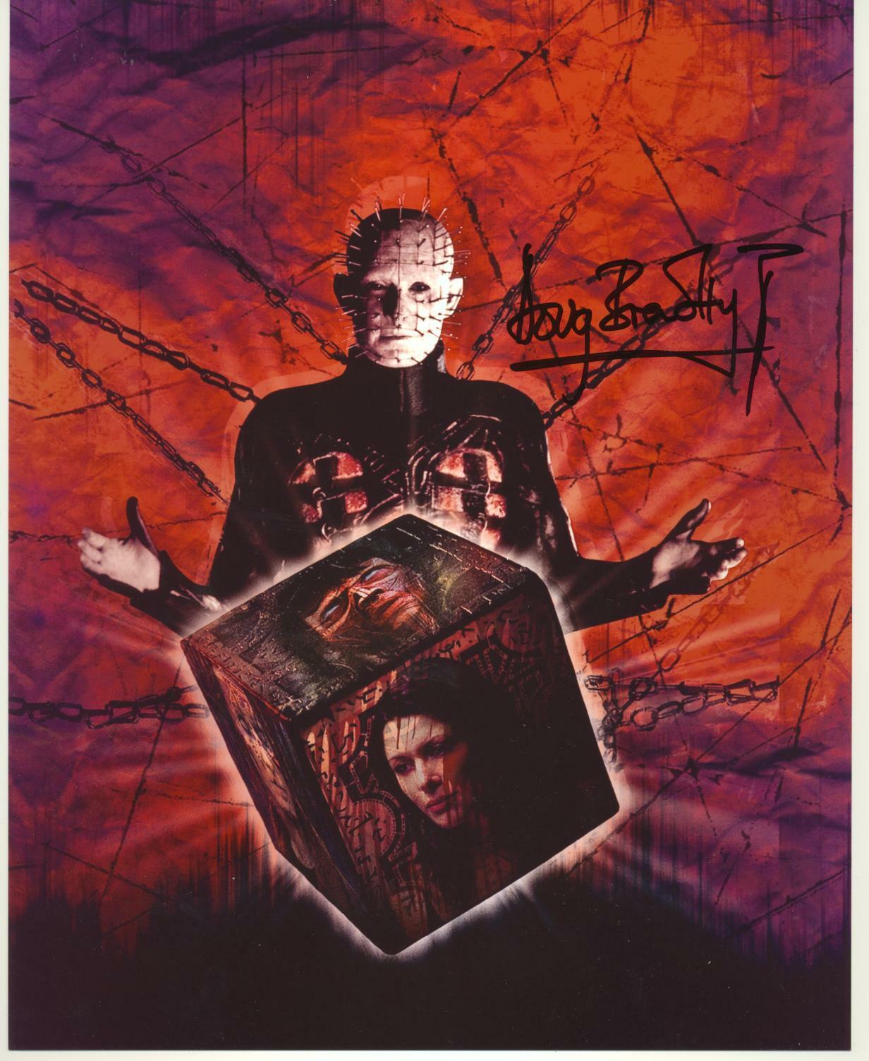 Doug Bradley Autograph HELLRAISER Signed 10x8 Photo Poster painting AFTAL [0151]