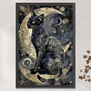 Moon Cat-11CT/14CT Stamped/Counted Cross Stitch 40*60cm(Big Size)