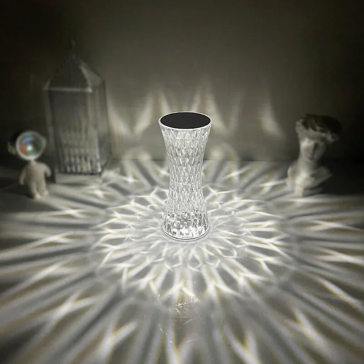 LED Crystal Cordless Tower Lamp
