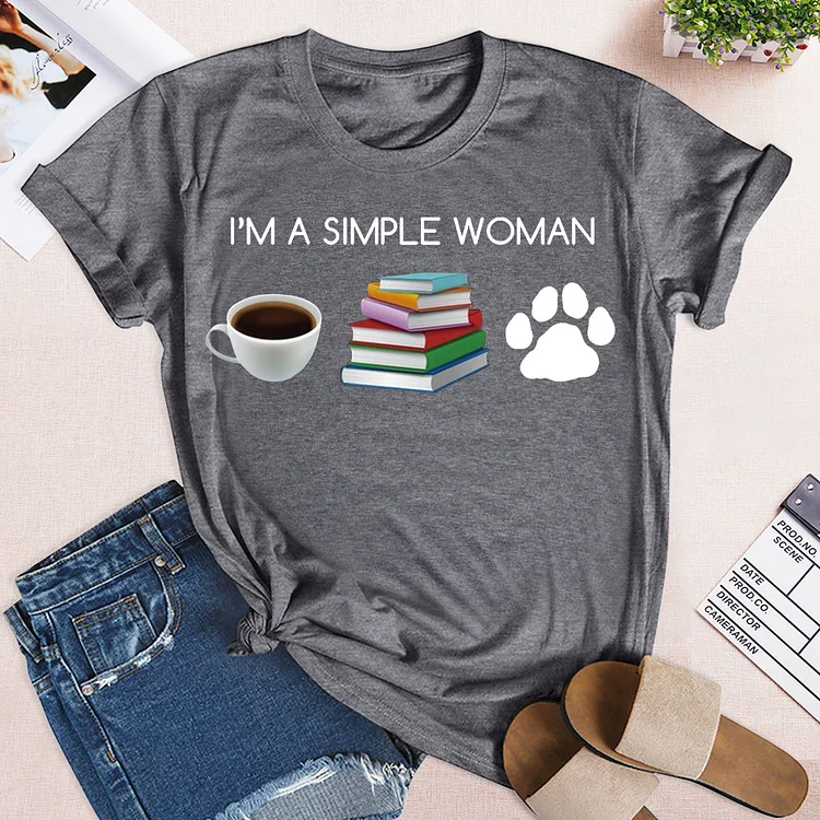 ANB - I Am A Simple Woman Coffee  T-Shirt Tee-04819