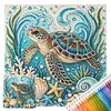 Ocean Animals Stamped Needlework Cross Stitch Kit 14CT tapestrymarket
