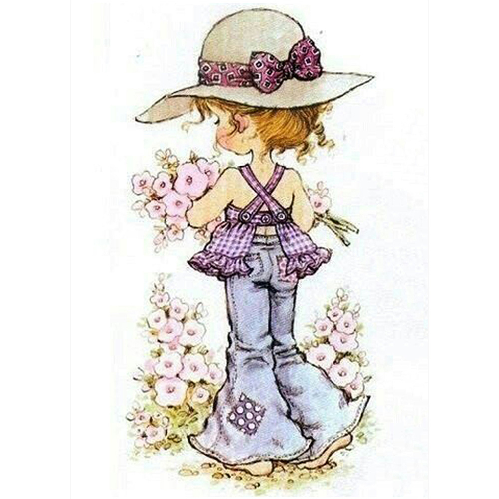 

Little Girl - Round Drill Diamond Painting - 30*40CM, 501 Original