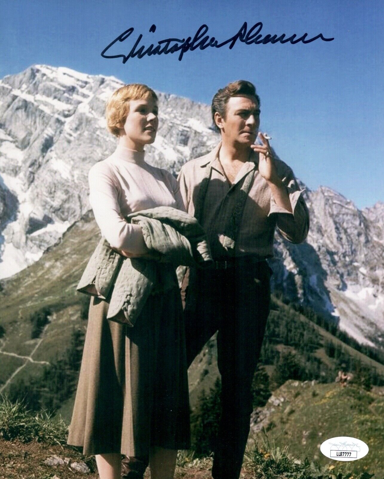 CHRISTOPHER PLUMMER Signed THE SOUND OF MUSIC 8x10 Photo Poster painting Autograph JSA COA Cert