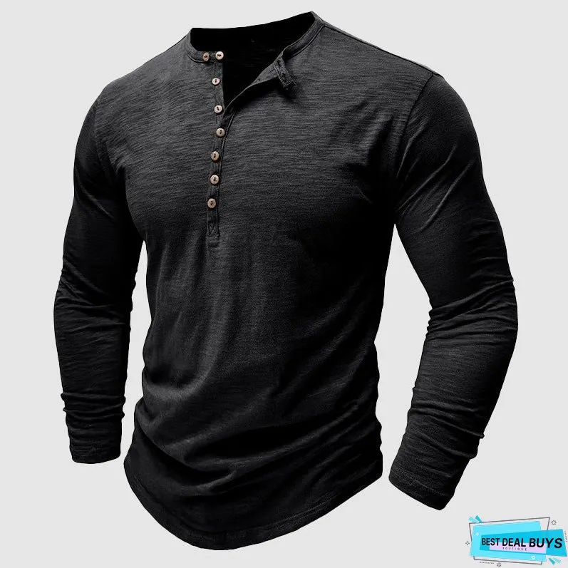Blade Cotton Henley Shirt