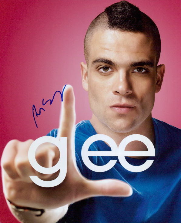 Mark Salling (Glee) signed 8x10 Photo Poster painting in-person