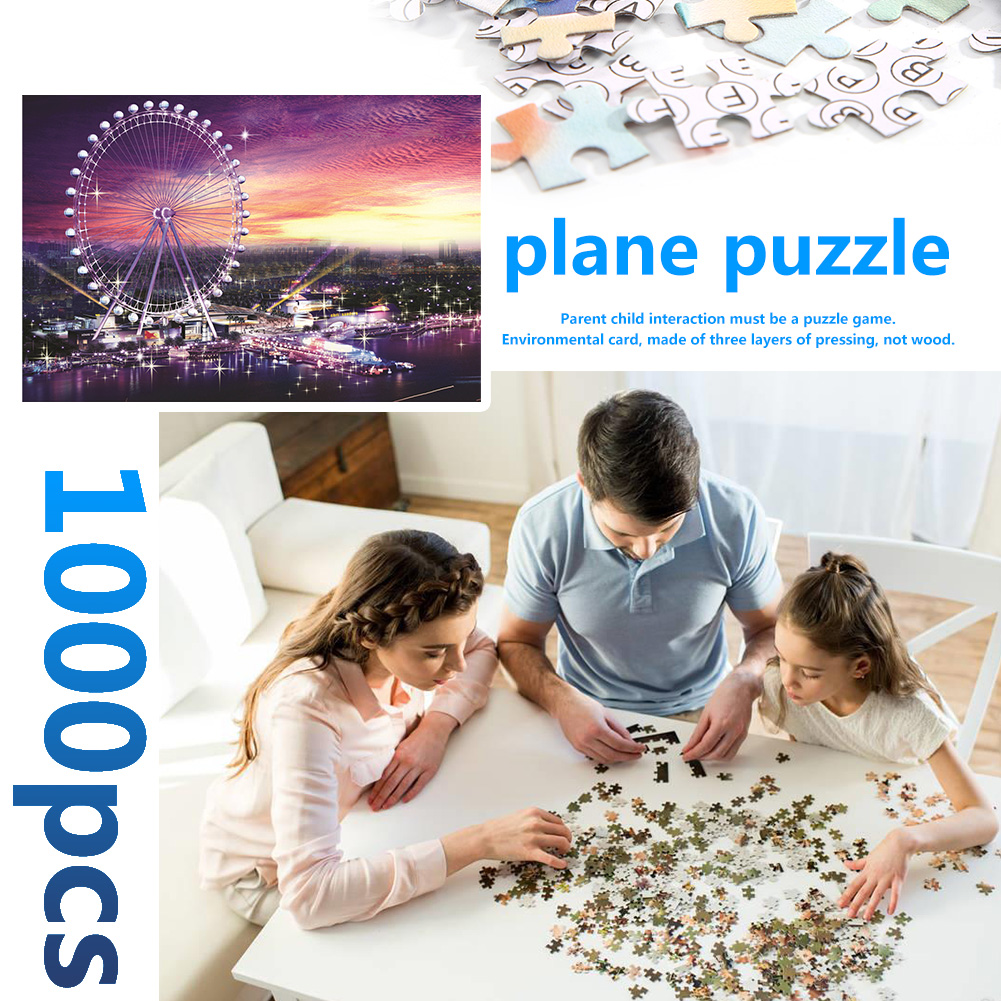 

Ferris Wheel - 1000 Pieces Jigsaw Puzzle, 501 Original