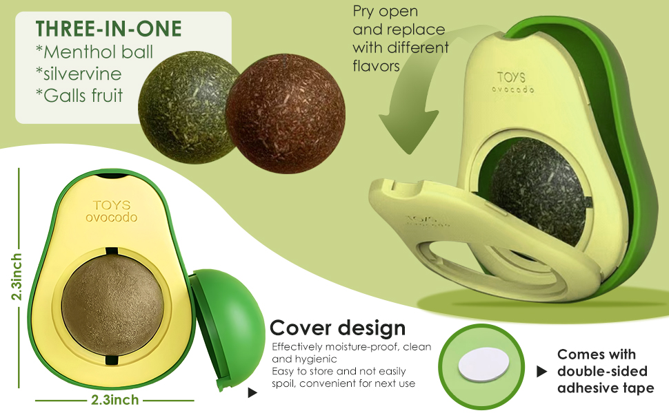 Cat Nip Ball Avocado