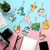 10PCS Anime Pokemon doppelseitig - 5d DIY Handwerk Schlüsselanhänger