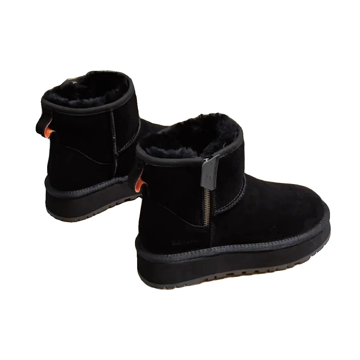 Ipodstreet pretty shoes 2025 Winter New Plus Size 42 Designer Snow Boots Embroidered Ethnic Style Thick Bottom Fashion Party Boots Warm Non-slip