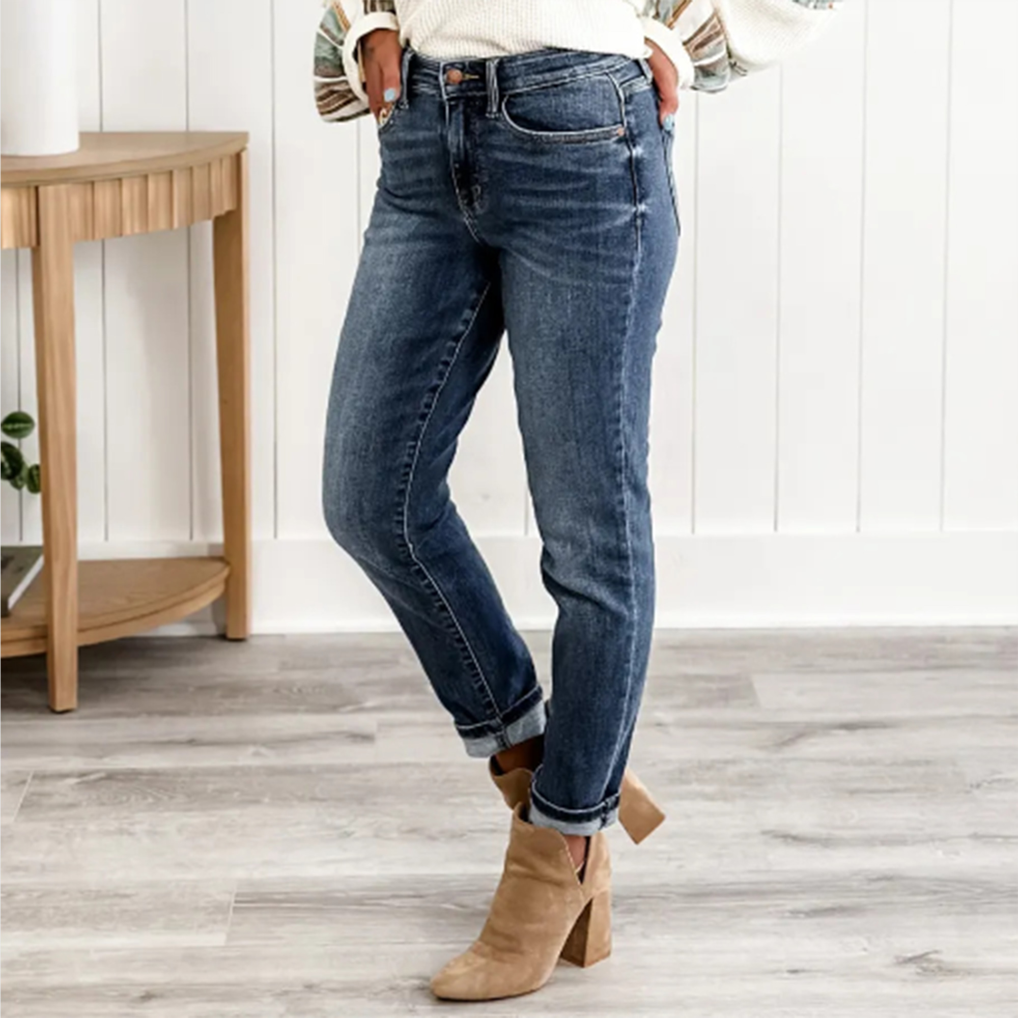 Tummy Control Butt Lifting Show Off Curves Slimming Jeans wearshes