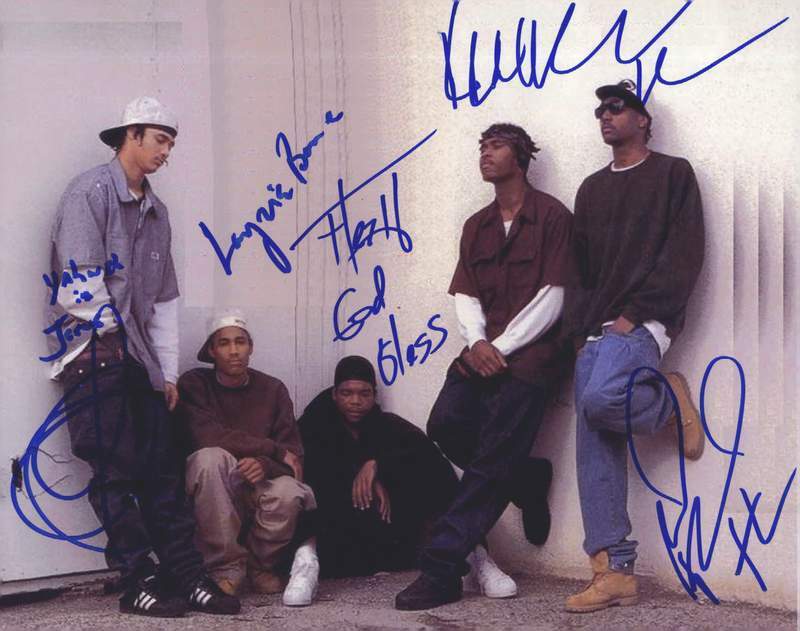 Bone-Thugs N-Harmony authentic signed rap 8x10 Photo Poster painting W/Certificate Autograph 091