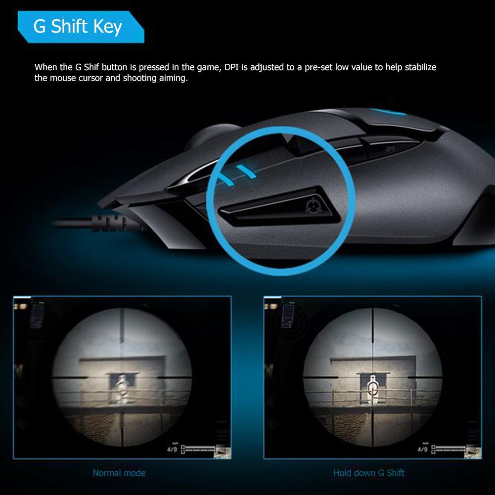 Logitech G402 Hyperion Fury Fps Gaming Mouse 4000 Dpi Wired Optical Mouse