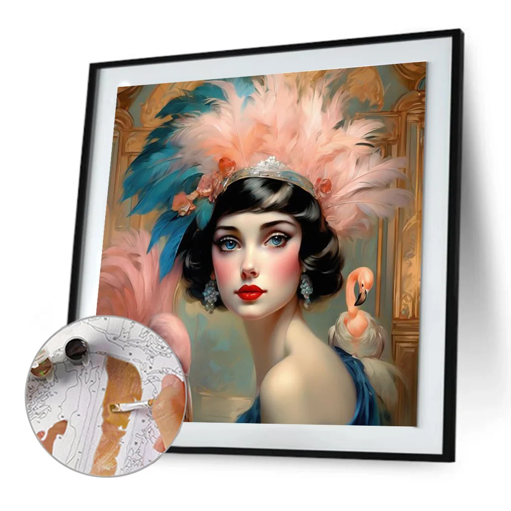 DIY Paint By Number 40*40cm - Lady