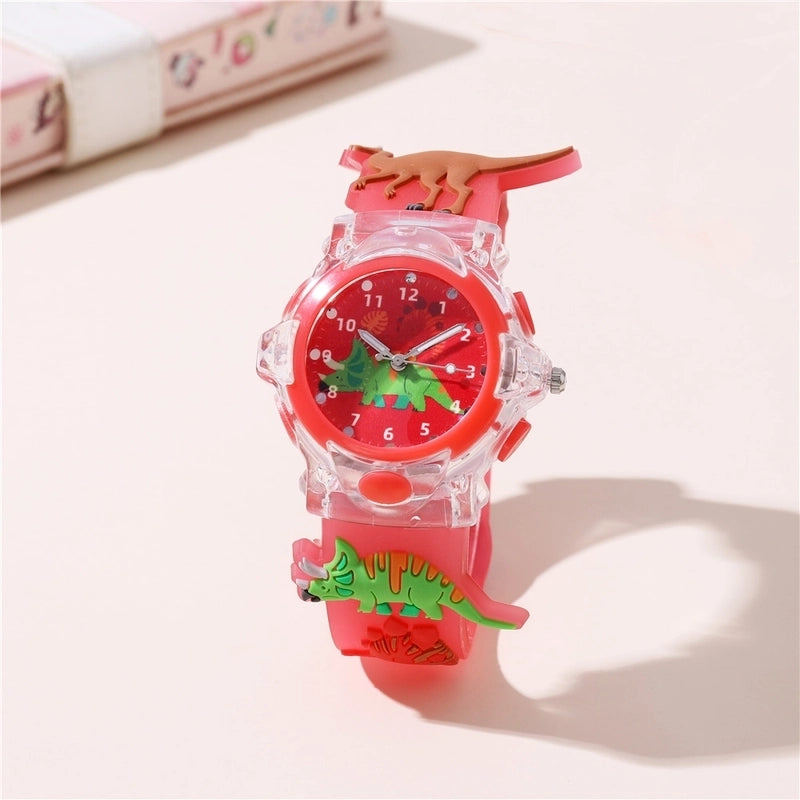 Cute Minimalist Dinosaur Buckle Quartz Kids Watches