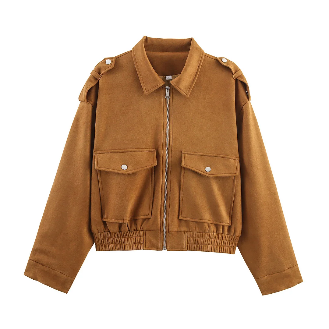 Nigikala Nigikala Women's Explosive Velvet Face Texture Jacket