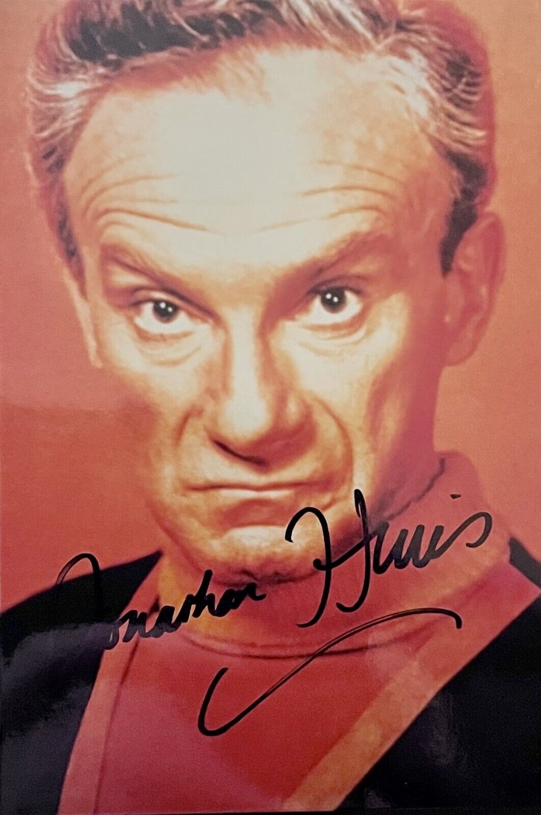 JONATHAN HARRIS -(Dr Zachary Smith) LOST IN SPACE 1914-2002 6X4 Photo Poster painting autograph