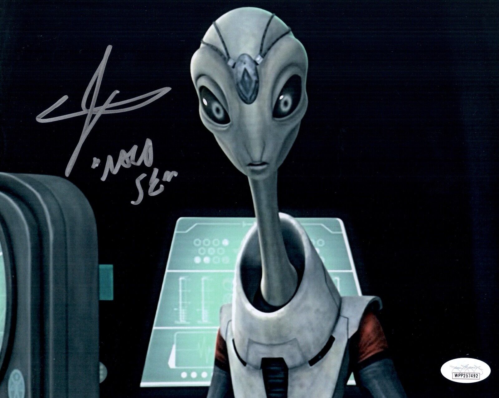 GWENDOLINE YEO Star Wars Clone Wars Signed 8x10 NALA SE Photo Poster painting JSA COA