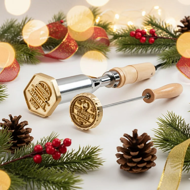 Personalized Wood Branding Iron, Custom Electric Branding Iron with Custom Stamp, Christmas Gift for Woodworkers