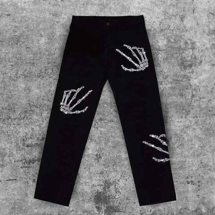 Devil's hand casual street jeans
