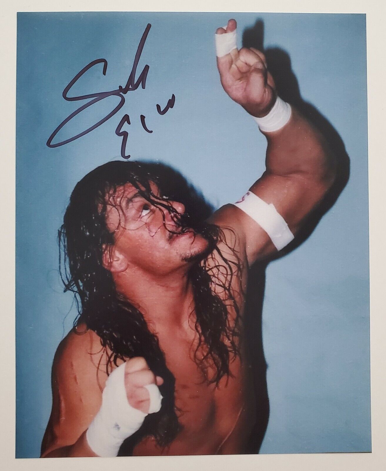 Sabu Signed 8x10 Photo Poster painting Option 1 ECW WWE Champion Raw WWF Wrestler LEGEND RAD