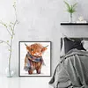 Cute Yak - 18CT Stamped Cross Stitch - 40*45cm - Animal