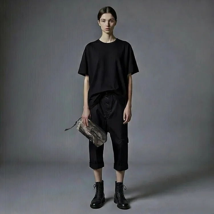 Yang Yu Printed Travel Bag - 3 Recycled Water Bottles - White